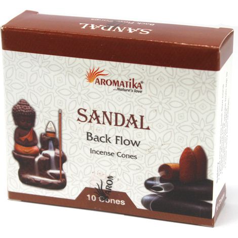 Cônes d'encens à reflux Aromatica - Bois de santal- Vendu par 1 (1/4)