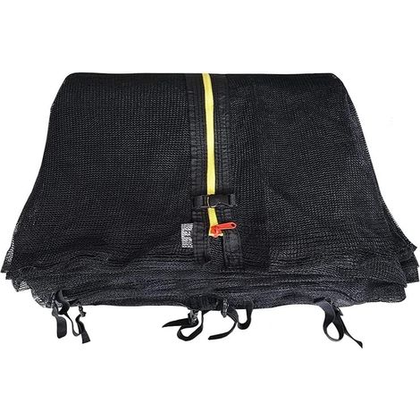 Filet de protection de trampoline de remplacement, filet de contour d'enceinte, adapté aux trampolines ronds, facile à assembler