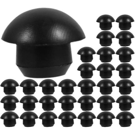 60 bouchons de remplissage d'huile pour cric hydraulique horizontal-1.4x1.2CM-Black (1/2)
