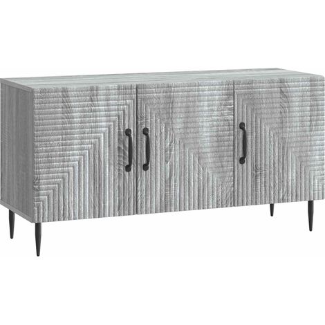 TV-Schränk Graues Sonoma 99 x 34,5 x 50 cm Holzwerkstoff vidaXL