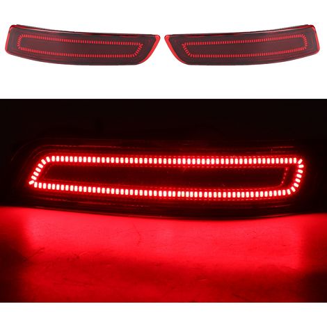 2 LED-Silikon-Nebelscheinwerfer/Bremsleuchten für die hintere Stoßstange, kompatibel mit Toyota Corolla 2014-2018 (1/5)