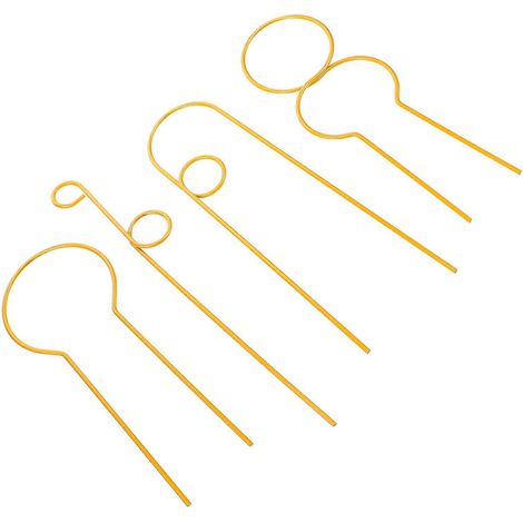 Treillis en fer doré pour plantes grimpantes de jardin (20 pièces) (1/5)