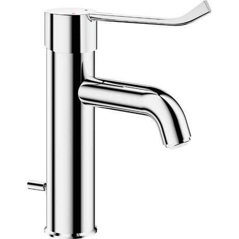 Delabie EHM für WT H.95 L.120, Zugstangenablaufgarnitur, Hygienehebel