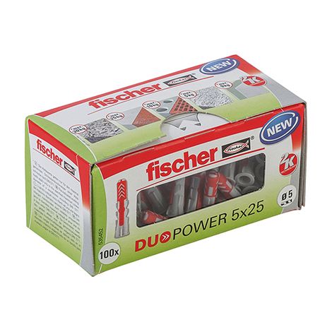 DuoPower Fischer tassello multi-materiale 25 mm multicolore