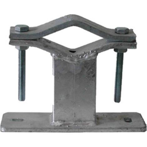 ZANCA A MURO PER PALO ANTENNA          FIG.10- 1,0 pz
