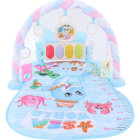 Tapis d'éveil musical et lumineux Baby Kick Piano Soft Educational 5, portable, pour bébés de 0 à 12 mois. (1/5)