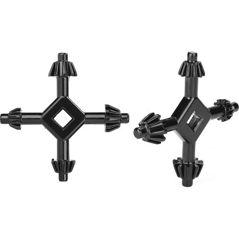 Clé de mandrin pour perceuse, lot de 2 clés de mandrin 4 en 1 multifonctions électriques (1/5)
