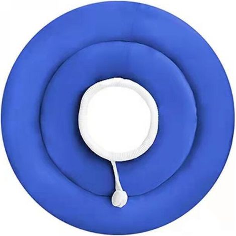 1pc Blue Dog Cat Recovery Collar Anti-Licking Dog Collar Anti-Scratch Cat Collar, Adjustable, Washable, Suitable for Cats and Small Dogs Pet Accessories(M) (1/3)