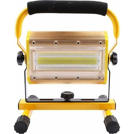 100W 2000LM LED Work Light COB Rechargeable Portable Floodlight IP65 Waterproof Floodlight Safety Lights for Indoor and Outdoor Travel Lamp Camping Fishing Construction Site (1/5)