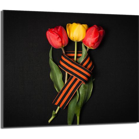 Protector de cristal para encimera 60x52 Rosas (1/5)