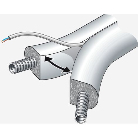 Flex-Doppelrohr-Systemleit.WLSol DN16/50 INOX, Split VL/RL 50 m mit Fühlerkabel - 669496 von Weishaupt