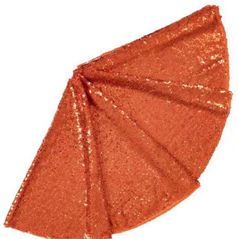 Jupe Pour Arbre De Noël - 122 Cm - Tissu À Paillettes Sans Couture - Décoration Festive Pour Arbre De 180 À 240 Cm - 1 Pièce (1/5)