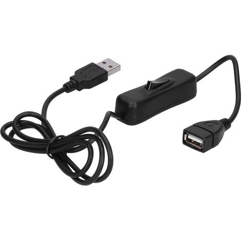 Câble de prolongation USB mâle-femelle 28AWG, accessoire électronique pour ventilateur et LED (1/5)