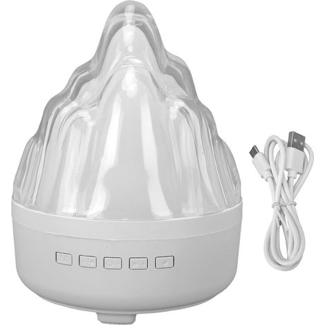 Haut-parleur Bluetooth en forme de montagne, veilleuse réglable par USB, petit chevet sans fil pour chambre à coucher et salon (1/5)