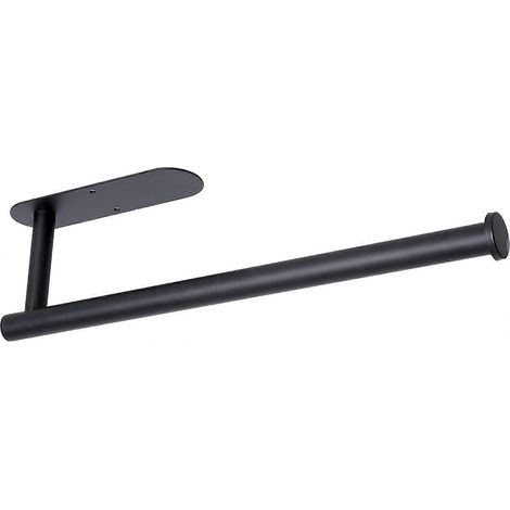 Porte-essuie-tout sous meuble, support mural autocollant, barre à essuie-tout pour cuisine, garde-manger, évier, salle de bain, acier inoxydable SUS304 (1/5)