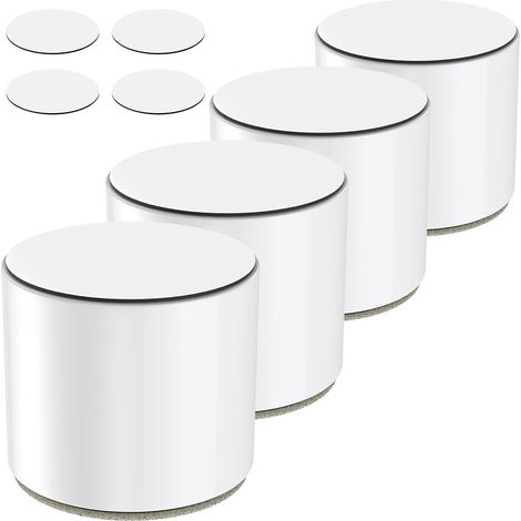 4Pièces 5CM Rehausseurs de Meubles Rehausseur de Lit Pieds de Meuble (1/5)