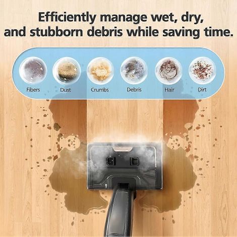 La brosse rotative pour balai vapeur SD201 convient aux balais vapeur SD200, SD201C, SD201Q et SD205. (1/5)