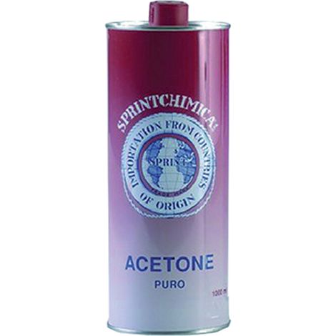 Acetone Puro Sprintchimica 12 Pezzi 1 Lt
