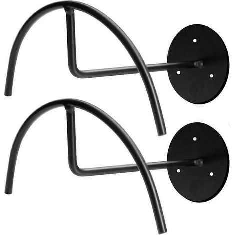 Porte-casquettes de baseball semi-circulaire en acier au carbone (lot de 2), support mural, porte-casquettes (lot de 2) (1/5)