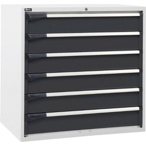PROVOST - Armoire métallique semi-professionnelle Master - 6 tiroirs en métal (H150)