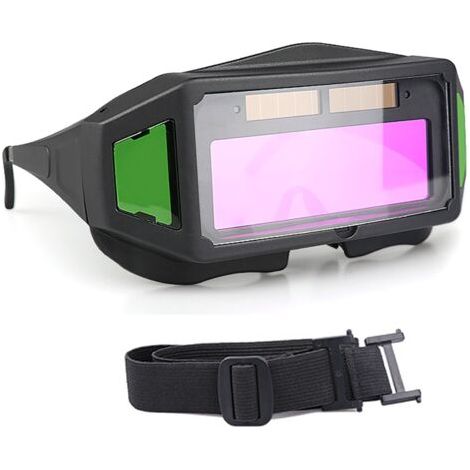 DEESSE SHOP-Lunettes de Soudure, Masque de Soudeur Automatique, Auto-assombrissantes Solaires Lentilles TIG MIG Lunettes Soudeur pour Protection des Yeux (1/5)