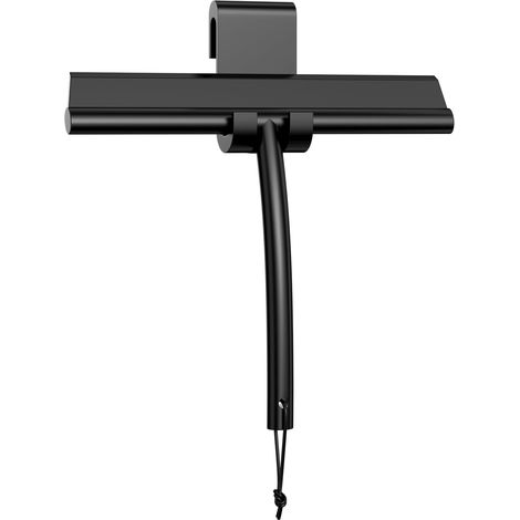 raclette Douche, raclette vitre avec Noyau Acier Inoxy, raclette Salle de Bain Silicone, avec Support, Corde en Silicone, sans Percer, pour Miroir, Fenêtre, Carrelage, Porte de Douche (1/5)