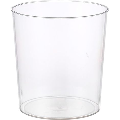 Abfalleimer fürs Badezimmer, kleiner Kunststoffeimer mit großem Fassungsvermögen, rund und transparent, geeignet für Badezimmer, Schlafzimmer, Büro, Küche, Schlafzimmer