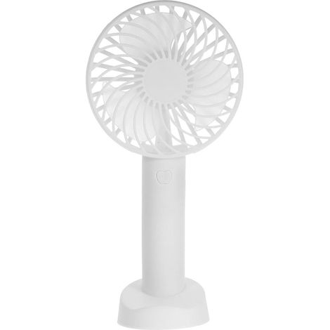Mini ventilateur de bureau USB à 3 vitesses avec support, portable pour la maison, les voyages, le bureau, les études et l'extérieur.