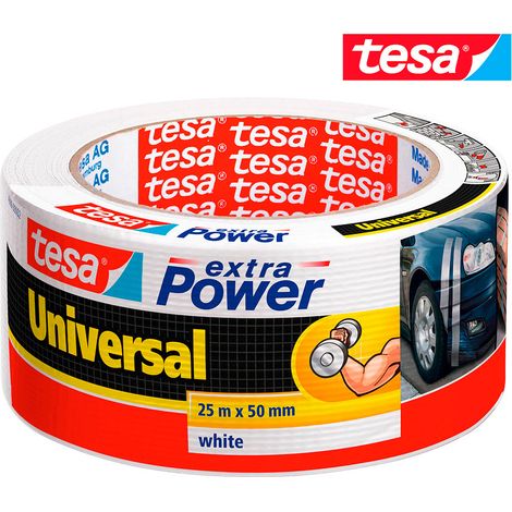tesa UNIVERSAL 56388-00002-05 Gewebeklebeband tesa® extra Power Weiß (L x B) 25 m x 50 mm 1 St.