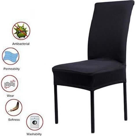 NEW- Housses de Chaises 6PCS Housse de chaise/revêtement housse/revêtement pour chaise (1/4)