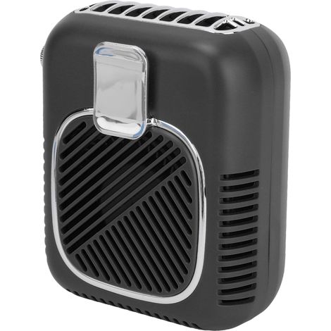 Ventilateur de Ceinture 2 en 1 avec Batterie 10000mAh, Recharge USB, Noir pour Bureau et Extérieur (1/5)