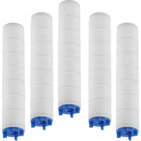 5 filtri per l'acqua per soffioni doccia, cartucce filtranti 001 10 cm (1/5)