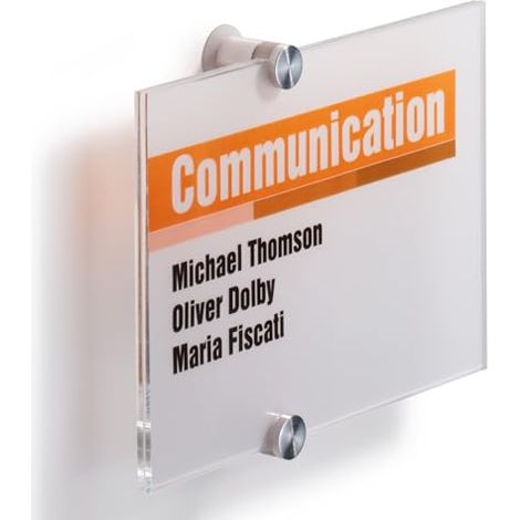 Durable Crystal Sign A5 Transparente