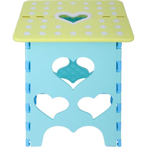 Tabouret pliant en plastique épais Love Dot, petite chaise, tabouret de massage portable avancé, 30 x 23 x 39 cm (1/5)