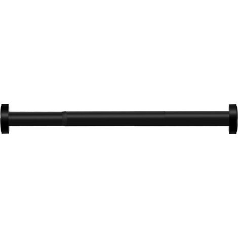 2 pièces , Tringle télescopique sans perforation, tringle à linge en métal, tringle à rideau, tringle à rideau de douche, extensible jusqu'à 120 cm (1/5)