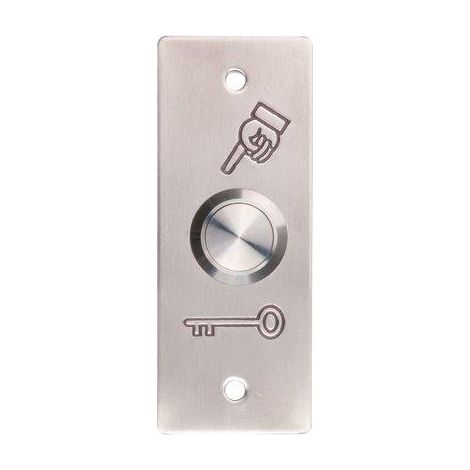 BOUTON POUSSOIR S /PLAQUE INOX SEWOSY PB19NO+NC4FSSI (1/2)