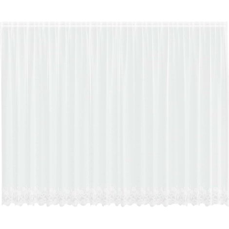 Maison Exclusive - Tenda in Pizzo con tende Bianco 200 x 500 cm Poliestere