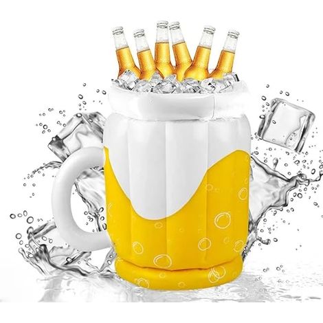 Glacières gonflables, refroidisseurs de boissons gonflables, bars de piscine, stands de boissons, refroidisseurs à bière flottants pour l'été, les fêtes, les piscines. (1/5)