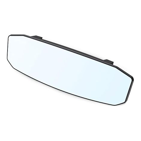 Car Interior Rearview Mirror Wide Angle Clip On Anti Glare Panoramic Flat Eliminate Blind Spot Effective for Cars (1/5)
