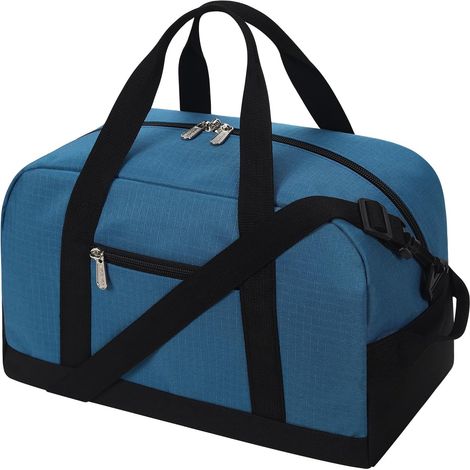 Petit sac de sport 14 pouces, léger, sac cabine, mini sac de voyage pour le sport - Bleu (1/5)