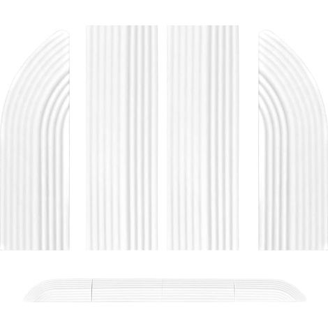 Barres de seuil, tapis de protection, protection d'entrée, plaque anti-éraflures, barre d'appui compatible avec les aspirateurs robots iRobot, Xiaomi Roborock, Narwal et Ecovacs. (1/4)