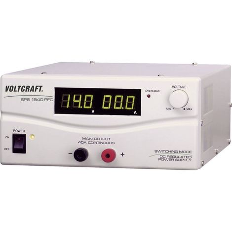 Alimentation réglable 3 - 15 V / 40 A Voltcraft SPS 1540 PFC (1/3)