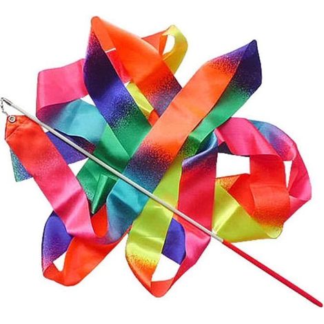 Ruban de Danse Gymnastique Rythmique 4M Dégradé Couleur (1/4)