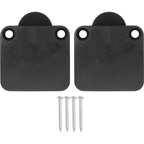 2 Interrupteur Tactile, Noir, ABS Cuivre, 12V-250V, Pour Armoire Porte Dressing