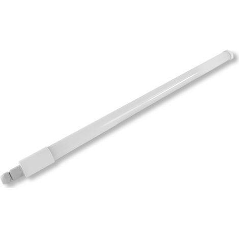 lampe pour pièces humides LED Slim - 116 cm, IP65, 18 W, 1800 lm, idéale comme murale ou plafonnier - atelier, cave, blanche (1/5)