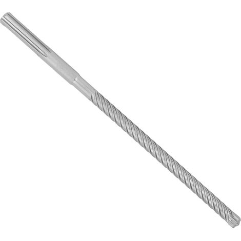 Foret burin 6 gouges carbure, jeu de mèches SDS pour béton, brique et pierre, perceuse rotative, taille 18x400mm, embout robuste pour marteau perforateur. (1/5)