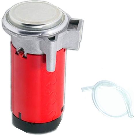 Pompe à air Air Pump 24 V de compresseur de klaxon de voiture de klaxon de voiture Compresseur d'air rouge chromé pour n'importe quel klaxon à air camion voiture bateau (1/5)