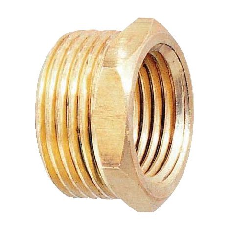Réduction laiton simple MF 6pans - 241G M40x49 F33x42