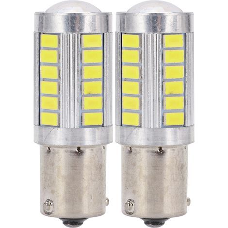 1156 Car LED Bulb 5630 33SMD High Power for Signal Turn Brake Stop Tail DRL Fog LightWhite Light (1/4)