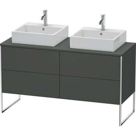 Meuble sous-lavabo Duravit XSquare de 140,0 x 54,8 cm, 4 tiroirs, (1/2)